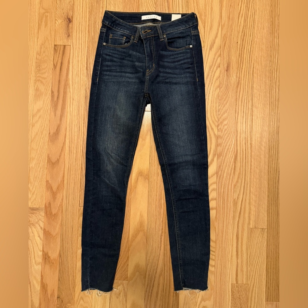 Eunina Dark Blue Skinny Jeans